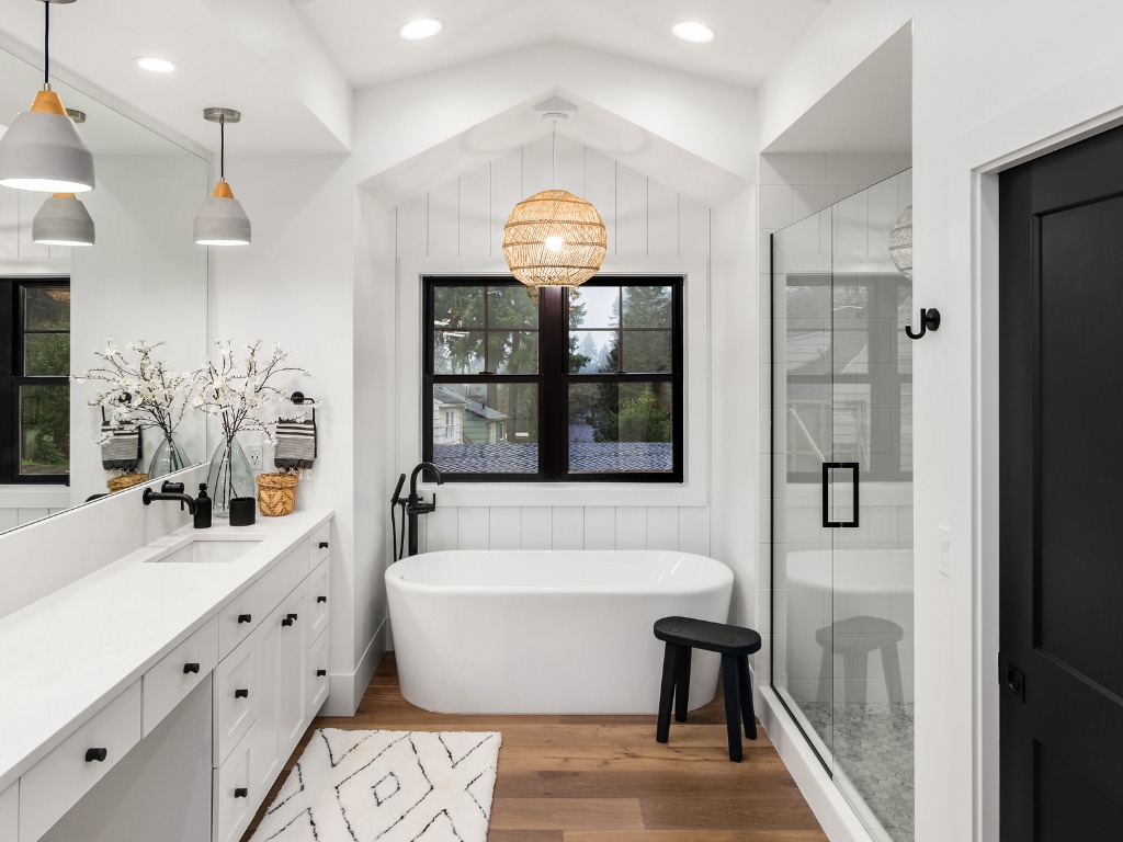 Bathroom remodeled by Edgar's Handyman & Painting