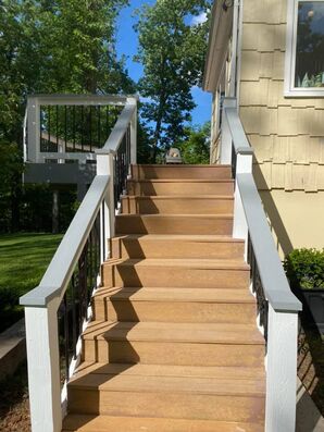 Before and After Deck Painting and Exterior Painting Services in Scotch Plains, NJ (1)