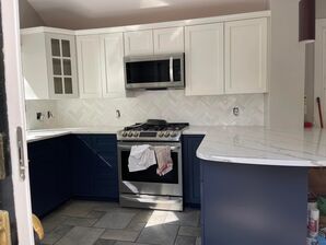 Before and After Cabinet Painting Services in Madison, NJ (2)